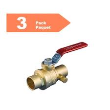 Aqua-Dynamic 3/4-inch Solder Brass Full Port Ball Valve with ...