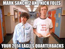 Mark Sanchez And Nick Foles Napoleon Dynamite Napoleon Dynamite Pedro Movie Duos