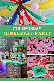 We have a great collection of birthday wallpapers & backgrounds that are available in hd quality. Kara S Party Ideas 7th Birthday Minecraft Party Kara S Party Ideas