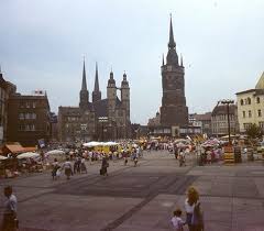 Markt In Den 80er Jahren Halle Saale Halle Gebaude