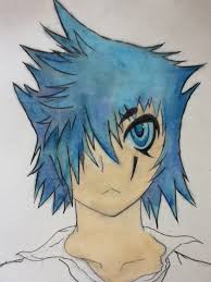 This is a list of kuroko no basuke characters. Spiky Blue Hair Guy By Lena Ru5 On Deviantart