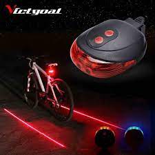 aliexpress com comprar luz de la bicicleta 2 lasers victgoal noche ciclismo mountain road bike luces de fondo de la lampara 7 modo de luz de seguridad t 自転車 名車