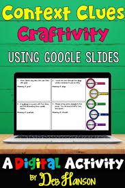 Context Clues Craftivity For Distance Learning Video Video In 2020 Context Clues Context Clues Anchor Chart Context Clues Activities