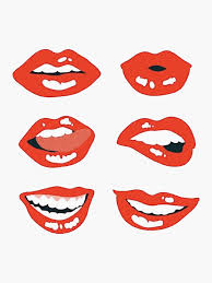 Big canvas paintings for home decor. Aesthetic Lips Sticker By Livdawn In 2021 Lip Wallpaper Aesthetic Lips Lips Sticker