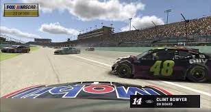 So my first nascar video became the best video in my account so here is another one! Jimmie Johnson Triggers Multi Car Wreck At Virtual Homestead Nascar En Espanol