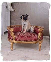 Barockes Hundebett Hundesofa Rot Gold Bett Fur Mops Bully Palazzo Exklusiv Pug Pugdog Mops Puglove Dogbed Pet Sofa Dog Bed Gold Sofa