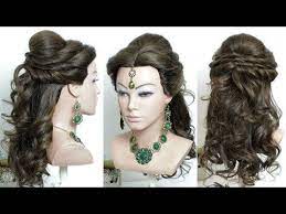 Beautiful Hairstyles For Function Easy Wedding Hairstyle Youtube Long Hair Styles Long Hair Tutorial Hair Puff