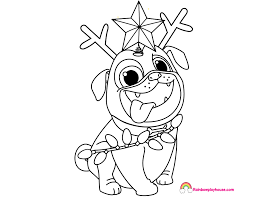 Puppy dog pals christmas coloring pages. Puppy Dog Pals Rolly Printable Christmas Coloring Page Rainbow Playhous Puppy Dog Pals Coloring Pages Puppy Coloring Pages Printable Christmas Coloring Pages