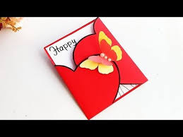 Special birthday card for friends. How To Make New Year Card For Boyfriend Or Girlfriend Handmade New Year Card Idea New Year Cards Handmade Diy Greeting Cards For Birthday Cards Handmade