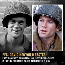 Despite being featured in every episode of Band of Brothers, Easy Company  medic Eugene "Doc" Roe was only mentioned three times in Stephen Ambrose's  book