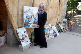It is rooted in a dispute over land claimed by jews. Palestinian Artist S Canvases Reflect Palestinians Fear Over Israeli Annexation Daily Sabah