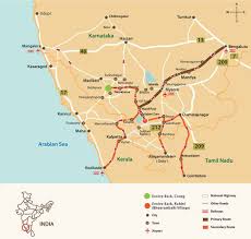 It borders maharashtra state to the north, telangana to the north east, andhra pradesh to the east, tamil nadu to the southeast, kerala to the south, the arabian sea to the west and goa to the northwest. Bangalore To Kabini Kabini Map Banaglore To Kabini Distance