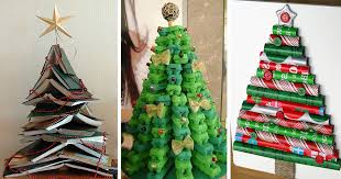 Diy christmas tree fancy dress kids fun on pinterest. 22 Creative Diy Christmas Tree Ideas Bored Panda