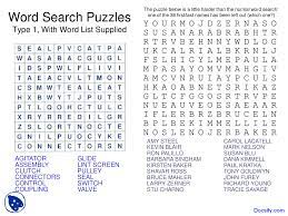 Crossword puzzles are for everyone. Word Search Puzzles Computer Engineering Lecture Slides Docsity