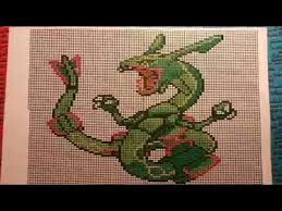 Pixel Art Pokemon Let S Draw Rayquaza Youtube