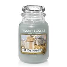 Yankee Candle Holiday Shimmer Sloik Duzy Swieca Zapachowa Puderek