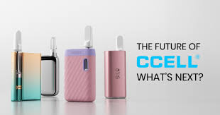 Silver CCELL cartridge 1.0ml, chrome round tip