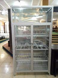 Menambah detail pada meja makan. Rak Piring Dan Gelas Aluminium Kaca Perabotan Rumah Di Carousell
