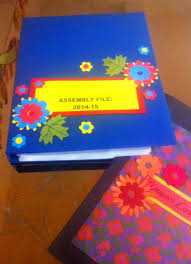 School Activities Scrapbook Cover Folder Cover Design File Decoration Ideas