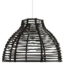 Grey light shade ceiling fitting artificial silk 40cm lampshade light blue lamp shade linen lamp shade black rattan light shade woven lamp shade pleated lampshade green ceiling light. Bay Isle Home 22cm H X 32 W Bamboo Rattan Bowl Pendant Shade Screw On Reviews Wayfair Co Uk