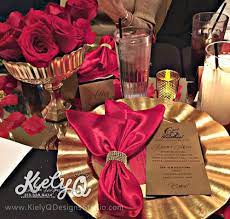 Organize a few basic details about the kind of birthday party you want to throw and consider what the guest of honor would enjoy. Red Gold Dinner Party Party Ideas Photo 1 Of 12 Birthday Dinner Party Birthday Surprise Party Gold Party Decorations
