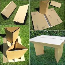Hi, i'll show you how to make a dressing table for barbie doll, with a shoe box or cardboard box and without hot glue. 1001 Ideas For Cardboard Furniture You Can Make Yourself