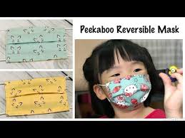 How To Sew A Reversible Peekaboo Pleated Face Mask With Filter For Beginners Youtube In 2020 Face Masks For Kids Mask For Kids Mask