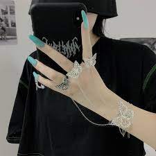 戒指女2020新款韩国ins网红同款蝴蝶手链配饰个性百搭手饰饰品潮 淘宝网 items