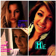 Me and my cute funny sister's 😊❤️😊