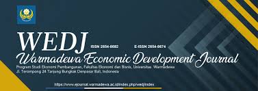 Warmadewa Economic Development Journal Wedj