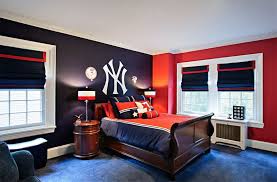 20 Bold Bedrooms In Blue Red And White Colors Home Design Lover Red Boys Bedroom Bedroom Red Blue Boys Bedroom