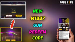 What is a free fire redeem code? New M1887 Skin Redeem Code Free Fire Today Redeem Code 2020 New Redeem Codes For India Server Youtube