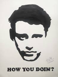 Friends Joey How You Doing Painting Stencil Art Stencil Art Stencil Painting Art