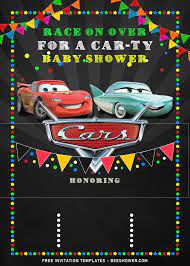 9 Cool Disney Cars Baby Shower Invitation Templates For Your Baby Shower In 2021 Cars Baby Shower Invitations Automobile Baby Shower Baby Shower Invitation Templates