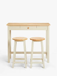 John Lewis Partners Adler Bar Table Stools Cream At John Lewis Partners Same day delivery 7 days a week £3.95, or fast store collection.
