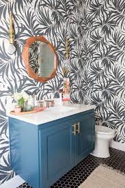 Pool Bathroom Reveal Styled By Cost Plus World Market Cc And Mike Blog Bathroom Wallpaper Trends Gorgeous Bathroom Bathroom Wallpaper