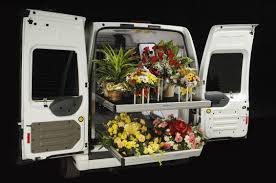 Van System Flower Delivery Van Flower Shop Display Florist Delivery