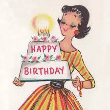 Vintagegreetingcards Vintageephemera Ephemera Greetingcards Illustration Happybirthday V Compleanno Vintage Auguri Di Compleanno Buon Compleanno Vintage