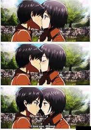 3 3 3 Love I Wanna Rofl Attack On Titan Anime Mikasa X Eren Attack On Titan Ships