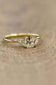 27 The Best Yellow Gold Engagement Rings From Pinterest Three Stone Engagement Rings Cushion Engagement Rings Sale Yellow Gold Engagement Rings