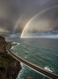 Australia Sea Cliff Bridge Beautiful Nature Nature