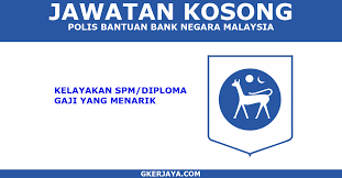 Jawatan kosong terkini yang diiklankan adalah seperti berikut: Jawatan Kosong Polis Bantuan Bank Negara Malaysia Pengambilan Terkini