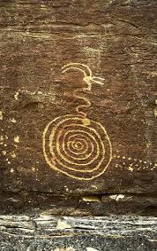 Spiral Snake Rock Art Petroglyphs Art Prehistoric Cave Paintings