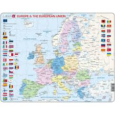 Harta capital cities europe map tari capitale europei europa capitals capitalele european cu muta capitali worldatlas countries harti countrys tarile. Puzzle Harta Politica A Europei En 70 Piese Larsen Lrk63 Gb Nichiduta Ro