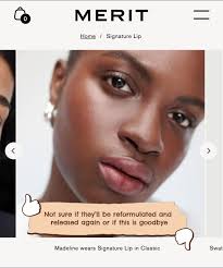 Merit Equestrian Lipstick Brown Skin