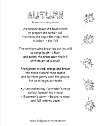 Poem Comprehension Worksheets Kids Poems Essay Writing University Autumn Poems