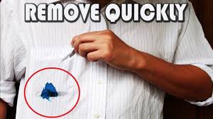 Let the ink sit for a few minutes, and then wipe the surface with a clean rag. How To Remove Ink From Clothes Youtube