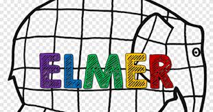 Elephant having bath in the tub coloring p. Elmer The Patchwork Elephant Coloring Book Elephantidae The Elephants Book Png Pngegg