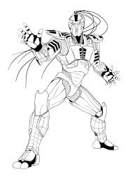 Download and print these game, mortal kombat coloring pages for free. Sektor Mortal Kombat Coloring Page Free Printable Coloring Pages For Kids