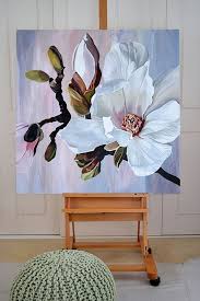 Awakening Sold Jenny Fusca Paintings Sydney Artist Flower Art Painting Acrylic Painting Flowers Art Painting Oil